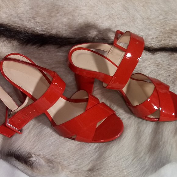 J CREW SYDNEY patent sandals size 5 - Picture 4 of 10